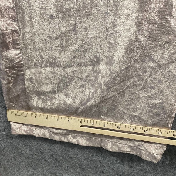 Amuse Society Velvet Jumpsuit Large Pink Wide Leg V-Neck Night And Daze Jumper - Picture 10 of 15